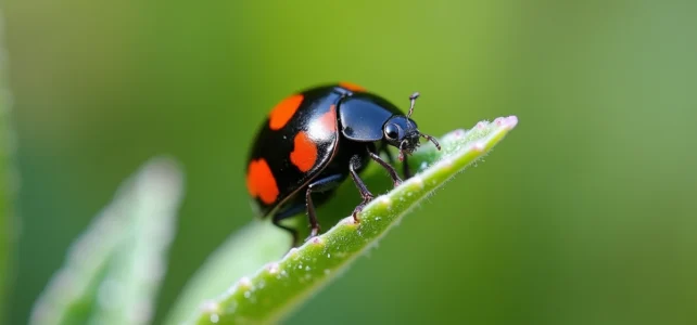 Coccinelle noire à points rouges : découvrez sa signification ésotérique et ses messages secrets Coccinelle noire à points rouges : découvrez sa signification ésotérique et ses messages secrets